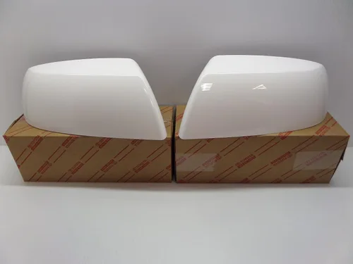 Vista 2 de Toyota Tundra 2007-2021 Super White Mirror Covers Kit Genuine OE OEM
