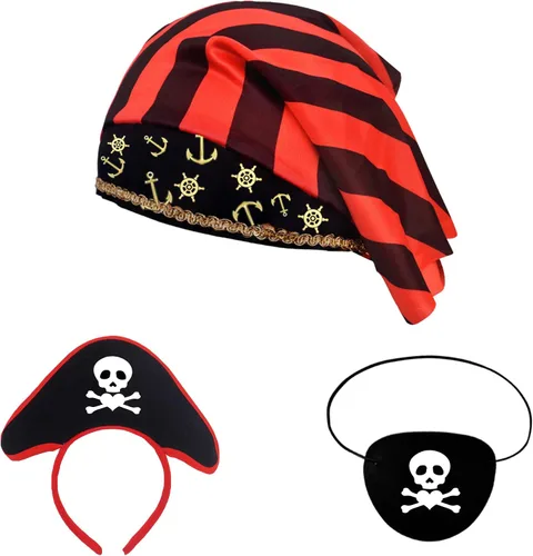 Vista 5 de Disfraz de pirata para niñas, vestido de princesa para niños de 3 a