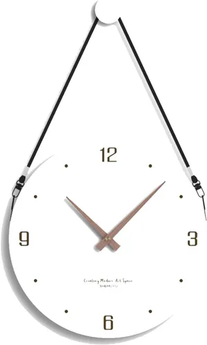 Vista 9 de Reloj de pared para dormitorio, reloj de pared de madera, funciona con pilas, redondo de 12 pulgadas, fácil de leer, decoración de pared, decoración