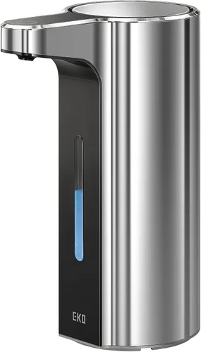 Vista 14 de EKO Aroma - Dispensador automático de jabón líquido de 9 onzas líquidas, recargable y resistente al agua para cocina y baño, con control de volumen