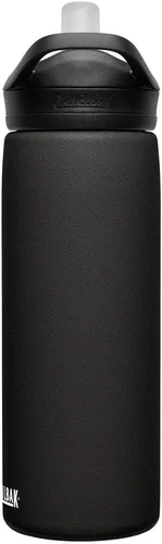 Vista 2 de CamelBak - Eddy+ - Botella de agua con aislante al vacío de acero inoxidable, 20 onzas, color negro