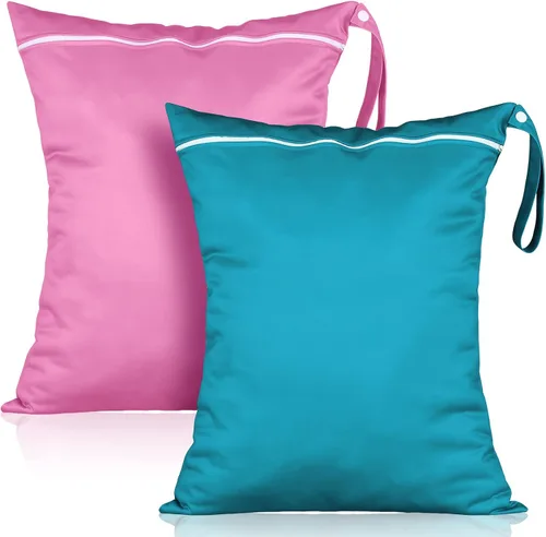 Vista 21 de Shappy 2 piezas de gran bolsa de lavandería de viaje, lavable, impermeable, húmeda y seca, gran bolsa de ropa sucia para baño, entrenamiento