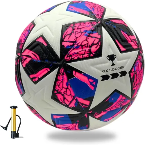 Vista 2 de Pelota de fútbol tamaño 4. Pelota de fútbol GX Soccer Champions. Material PU duradero de grado profesional.