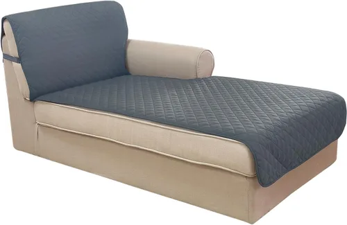 Vista 64 de U-NICE HOME Funda para sillón reclinable, reversible, con correas elásticas, resistente al agua, protege de perros y mascotas, sillón pequeño