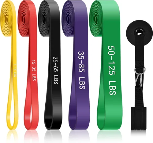 Vista 10 de Pull Up Assistance Bands, 5-Level Resistance Bands for Working Out, Pull Up Bands for Men & Women, Exercise Bands for Full-Body Training, Fitness