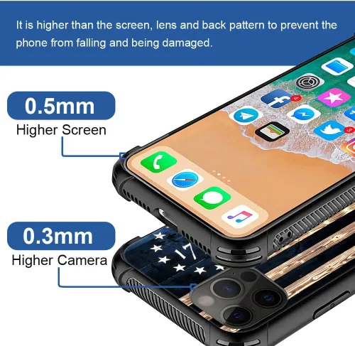 Vista 4 de DAIZAG Funda compatible con iPhone 11 Pro Max, protección completa, a prueba de golpes, antiarañazos, funda de poliuretano termoplástico para hombre
