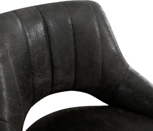 Vista 9 de Volans Taburetes de bar, juego de 2, taburetes de bar giratorios modernos de mediados de siglo, taburetes de bar de altura ajustable, taburetes