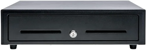 Vista 2 de Star Micronics 37965600 modelo CD3-1616BK58-S2 cajón de efectivo, 16" x 16", con 5 compartimientos para billetes y 8 para monedas más 2 ranuras