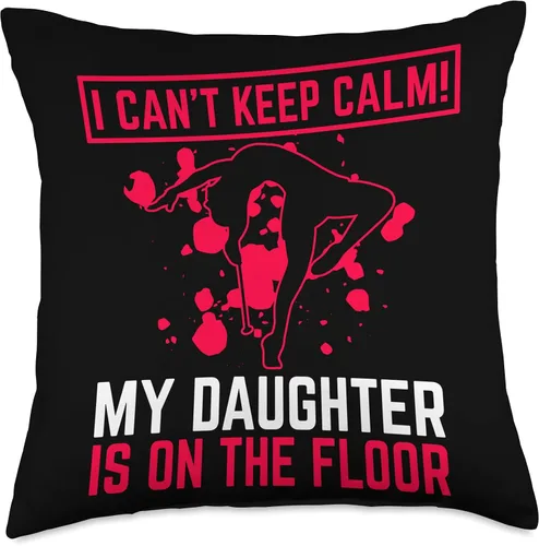 Vista 4 de Baton Twirling & Majorette Dance Designs Mom Design for Baton Twirler Mother Throw Pillow, 16x16, Multicolor