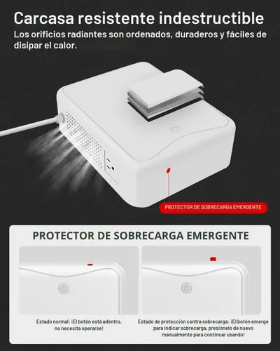 Vista 4 de Convertidores de voltaje 220v a 110v transformador reductor 3000w, sin ruido, traje para freidora de aire, cafetera, para electrodomésticos