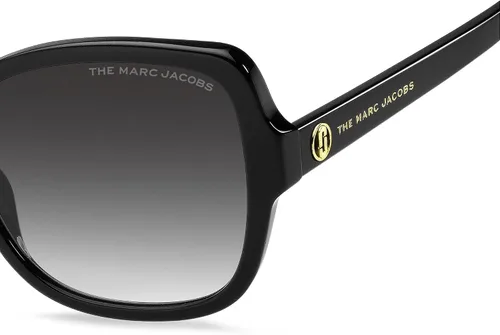 Vista 3 de Marc Jacobs MARC 555S 807 559O (MJ38) Gafas de sol negras para mujer, Negro