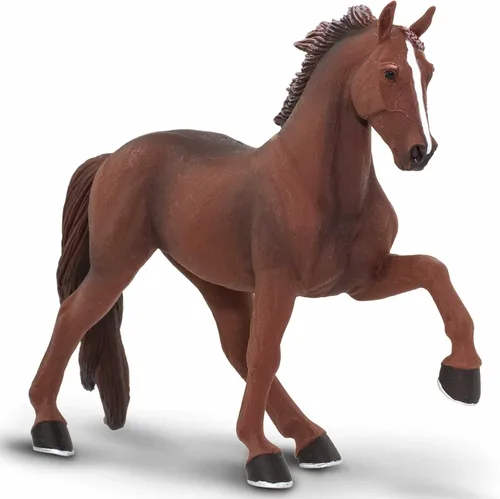 Vista 5 de Safari Ltd. Figura de caballo caminante de Tennessee – Figura realista de 5.25 pulgadas – Juguete educativo para niños, niñas y niños a partir de 3