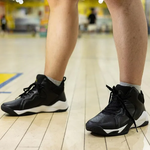 Vista 7 de Men's Basketball Shoe High-Top Athletic Running Sneakers Outdoor Trainers Non-Slip Lightweight Cushioning Workout Sport Shoes US 7-13