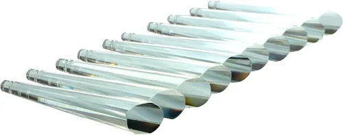 Vista 3 de Sun Cling® Prismas de cristal de carámbano de pierna de buey de 3.937 in, paquete de 10