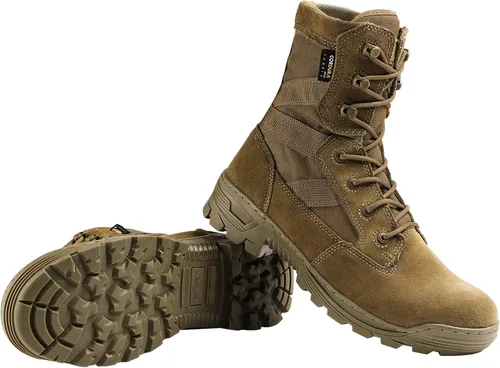 Vista 3 de Botas tácticas para hombre, botas militares de trabajo, combate del desierto, botas de combate del ejército para senderismo, motocicleta, escalada