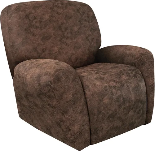 Vista 11 de ANARACHON Fundas para Sillas Reclinables Tipo Cuero, 4 Piezas Funda para Sillón Reclinable Lazy Boy, Protector de Muebles - Funda Suave Lavable