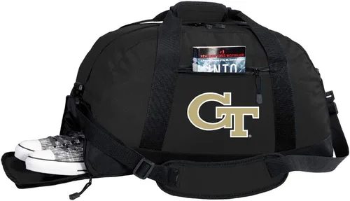 Vista 33 de Texas A&M Bolsa de lona - Texas A&M Aggies - Bolsas de gimnasio con bolsillo para zapatos, Negro