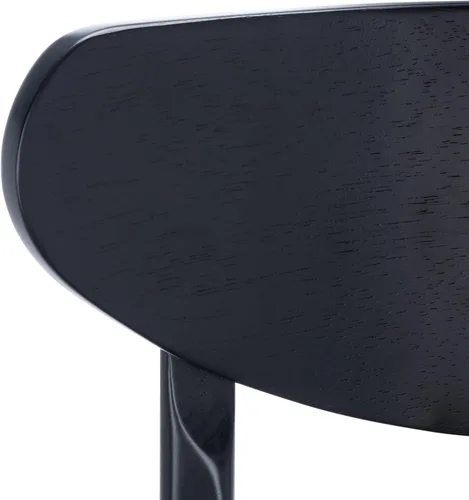 Vista 4 de SAFAVIEH Home Collection Thaxton Mid-Century Farmhouse - Taburete de mostrador negro de 26 pulgadas