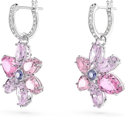 Vista 3 de SWAROVSKI Colección de pendientes Gema Flower