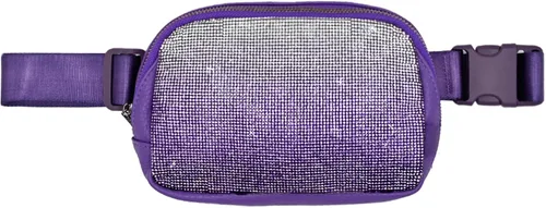 Vista 48 de C.C Bolsa de cintura para mujeres – Riñonera acolchada cruzada para el cuerpo con correa ajustable, idea de regalo de moda, Ajuste regular