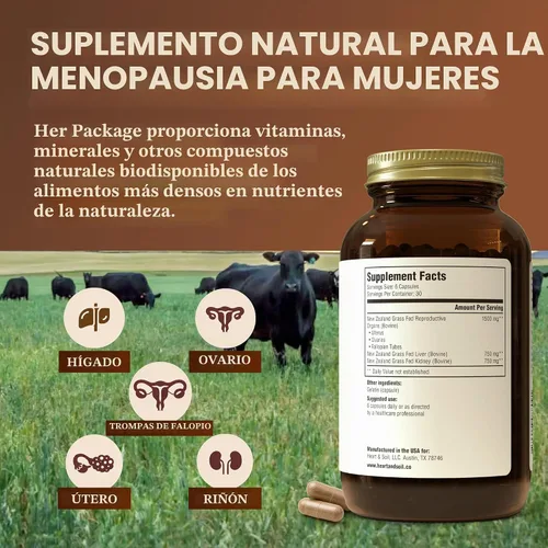 Vista 9 de HEART & SOIL Su suplemento de paquete, 180 cápsulas