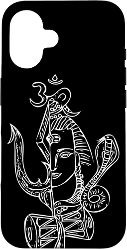 Vista 32 de Lord Shiva Hindu God Spiritual Yogi Inspirational Yoga Case for iPhone 17