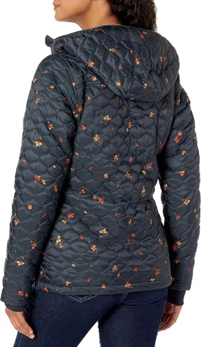 Vista 2 de Tienda Essentials - Chaqueta acolchada con capucha y forro de sherpa resistente al agua para mujer