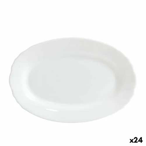 Vista 2 de Fuente de Cocina Bormioli Ebro Vidrio Ovalado 23 x 15,5 x 2,1 cm (24 Unidades)