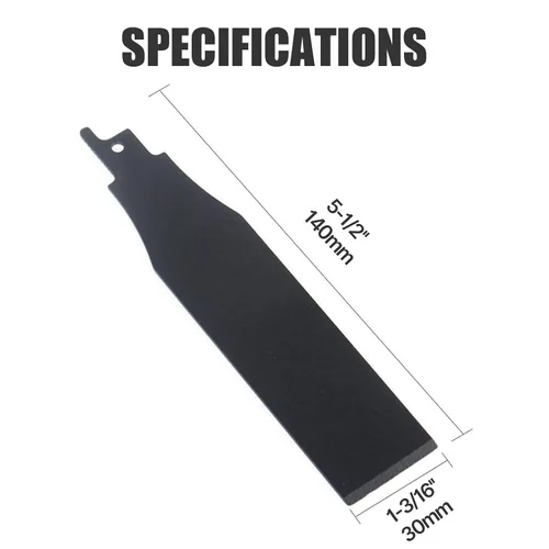Vista 6 de Hoja de sierra recíproca HCS de 1-3/16 "(30 mm), herramienta de limpieza de longitud de pala de sable para eliminar huecos de pegamento de lechada