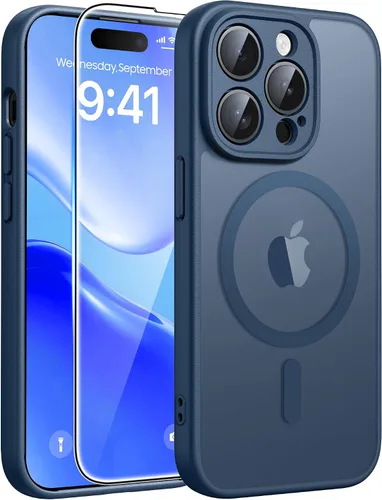 Vista 62 de FNTCASE para Samsung Galaxy Z Fold 7 Estuche Magnético: Funda de Teléfono Celular con Textura Mate Translúcida, Protección contra Caídas de Grado