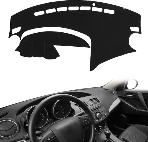 Vista 13 de AUQDD Alfombrilla de Cubierta del Tablero Compatible con La-nd Rover LR3 2005 2006 2007 2008 2009 /2010-2016 LR4, 2006-2009 Range Rover