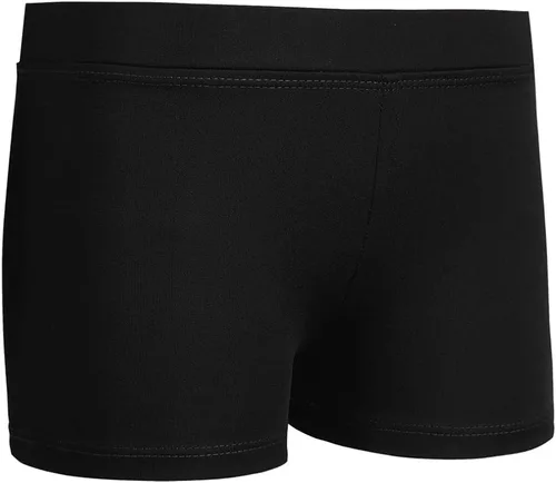 Vista 2 de Pantalones cortos de baile para niñas, ajustados, para entrenamiento, ciclismo, gimnasia, atletismo, pantalones cortos