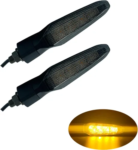 Vista 6 de Luz de señal de giro LED E-MARK Vehículo Inspección 2 unids set moto universal alto brillo DC12V
