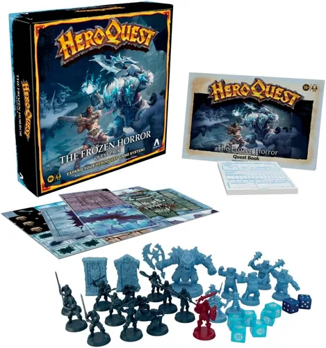 Vista 5 de Hasbro Gaming Avalon Hill HeroQuest Sistema de Juego de Mesa de Tablero, Juego de Aventura Inmersivo de Rastreo de Mazmorras de Fantasía para Edades