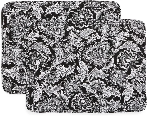 Vista 7 de Vera Bradley Juego de 2 manteles individuales reversibles de algodón Java Gold - Algodón reciclado