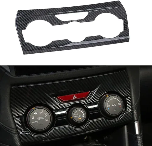 Vista 2 de Juego completo de decoración interior Kit de moldura de consola central, salida de aire, accesorios de cubierta de volante automotriz, 12 piezas
