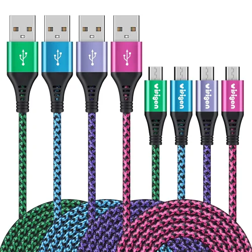 Vista 8 de Cable de carga rápida USB C de 6 pies/2 unidades para iPhone 16/16 Pro/16 Pro Max/16 Plus/15/15 Pro/15 Pro Max, cable USB A a USB C de 3.1 A, cable