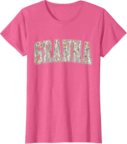 Vista 48 de Granna - Camiseta retro para el día de la madre Negro