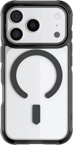 Vista 176 de Ghostek Covert Clear - Funda transparente para iPhone 15 Plus, silicona a prueba de golpes, compatible con accesorios Apple MagSafe, funda Negro