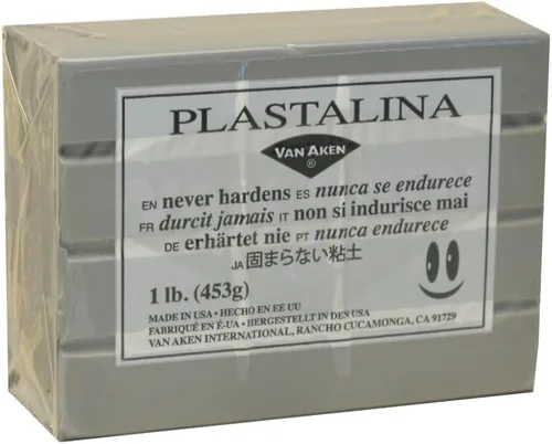 Vista 8 de CEC VanAken Claytone Plastarina (1 libra), negro