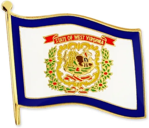 Vista 21 de PinMart Pin de solapa esmaltado con bandera del estado de EE. UU Chapado en oro de Alabama