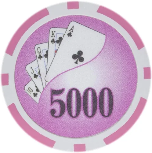 Vista 6 de Brybelly Yin Yang Poker Chip - Compuesto de arcilla pesada de 0.49 oz, paquete de 50