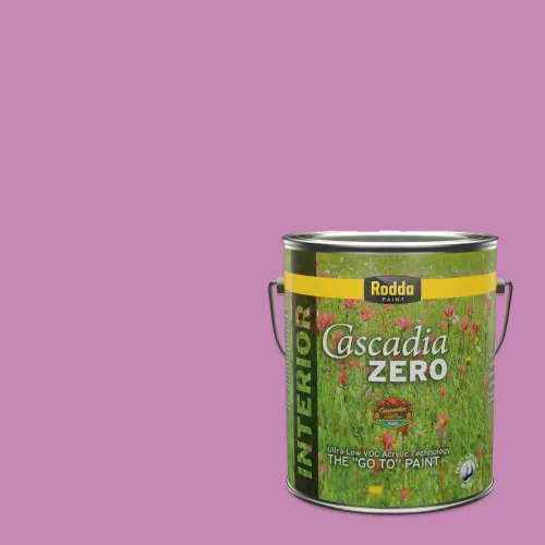 Vista 57 de Rodda Paint CASCADIA ZERO - Pintura plana e imprimación para interiores en uno, cuarto de galón, rosa Mullen