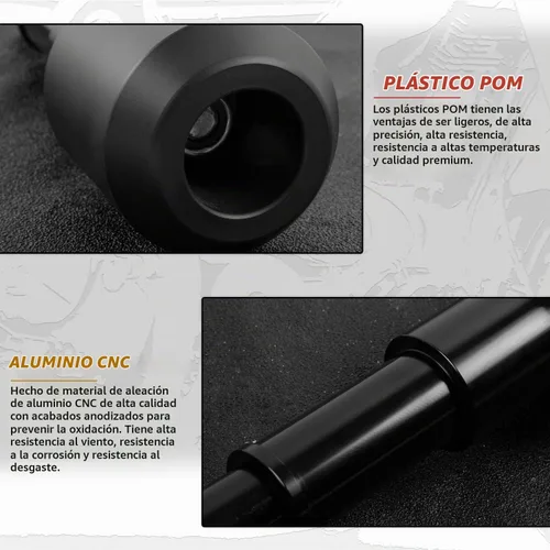 Vista 2 de Protector de motor de motocicleta, protector lateral deslizante, protección contra caídas compatible con D-ucati Scrambler 400/800 2017 2018 2019