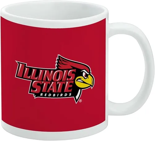 Vista 381 de Taza de cerámica con el logotipo principal de la Universidad Rider, taza de regalo novedosa para café, té y bebidas calientes, 11oz, blanca