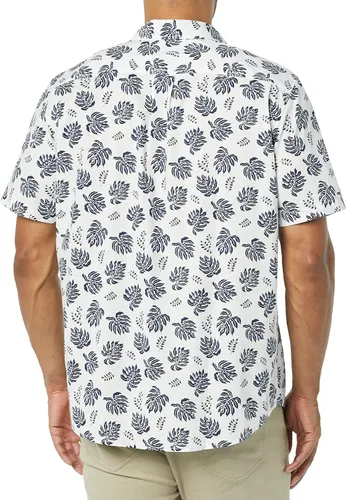 Vista 2 de Tienda Essentials Camisa de popelina de manga corta ajustada para hombre