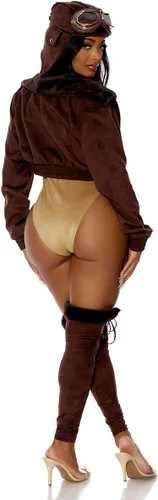 Vista 2 de Forplay Disfraz sexy de avaitor para mujer