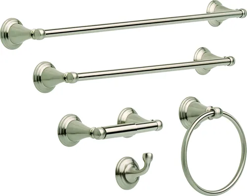 Vista 4 de Delta 79646-SS Windemere, Anillo para toalla, Accesorio de baño, 79646-SS Acero inoxidable brillante