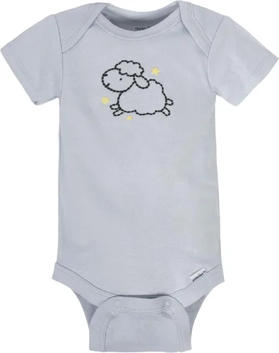 Vista 5 de Gerber - mameluco de manga corta unisex para bebé paquete de 8