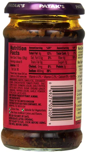 Vista 2 de Pasta de curry Pataks extra caliente (10 oz)